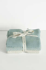 Washcloths - Duck Egg
