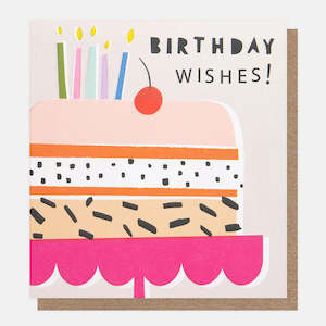 Birthday Wishes Cake Card