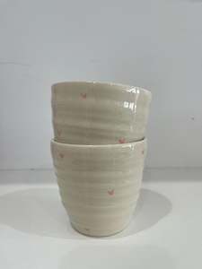 Dining: Heart Tumbler - Pink