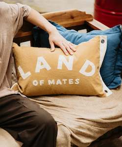 Bedding: Land Of Mates Cushion & Banner
