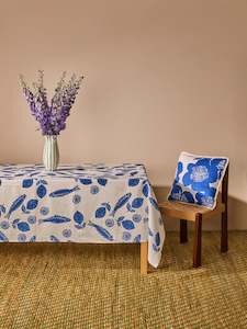 Sardines Linen Tablecloth