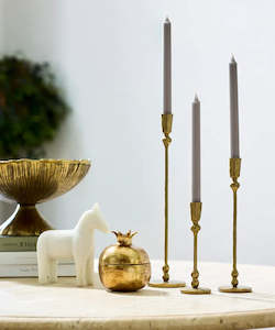 Eddie Candlestick - Gold Small