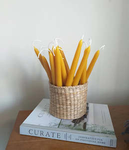 Candes Candle Sticks: Beeswax Taper Candle