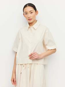 Womens Clothing: Everly Shirt - Parchment
