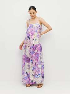 Emmeline Dress - Lavender Mist Cotton