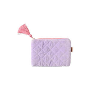 Storage: Lilac Velvet Cosmetic Purse