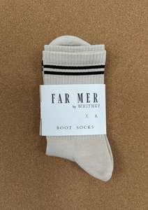 Gifts Under 30: FAR MER - Love Cowboys Boot Socks