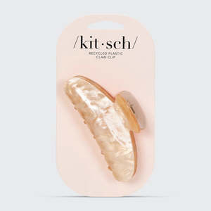 Gifts Under 30: Kitsch - Marble Claw Clip - Blonde