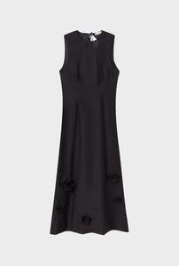 Womens Clothing: Cotton Silk Colour me Dress Black