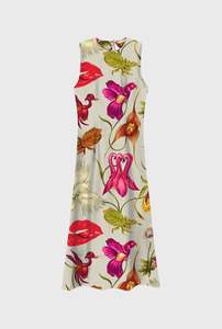 Cotton Silk Colour Me Dress Wonderland