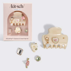 Body Care: Kitsch - Cloud Clip & Charms - Vintage Cream
