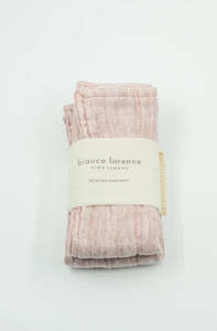 Body Care: Leggera Rose Washcloths Pink Clay - Set of 2