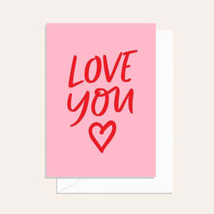 Cards: Love You Pink & Red Card
