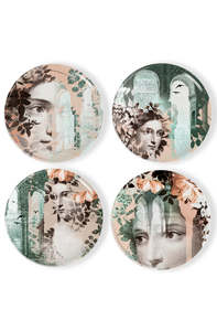 Porcelain Plates - set of 4