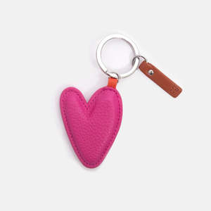 Caroline Gardner: Hot Pink Heart Key Ring