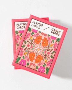 Gifts Under 30: Flower Plus Playing Cards
