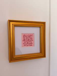Misc 1: Framed Mini Print - Life is Magic