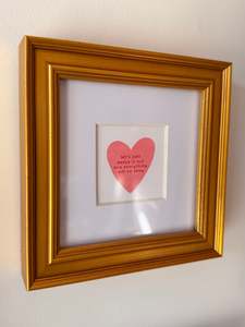 Misc 1: Framed Mini Print - Heart Lets Dance