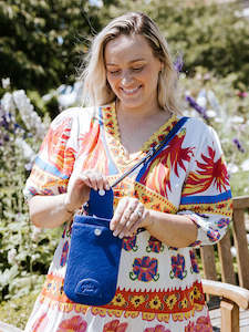 handbags: Lexi Phone Bag - Colbalt