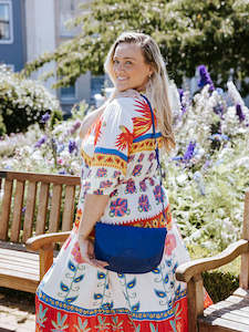 handbags: Nina Crossbody  - Colbalt