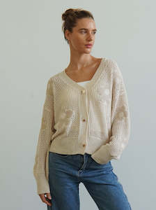 Danna Beige Cardigan m/l