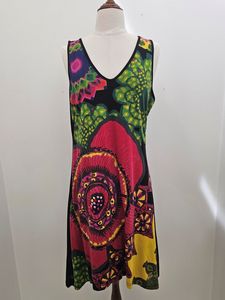 Preloved: DESIGUAL size M/L A line dress