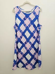 GORMAN size 18 bright check dress