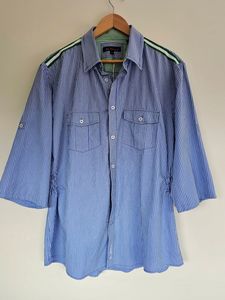 BEN SHERMAN size 14-16 custom stripe shirt