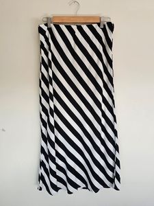 FATE + BECKER size 12 Stripe skirt