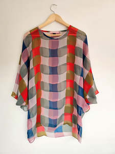 Preloved: CLAIRE BLOOM size M Check top