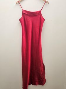 SLIPDRESS bright red size S