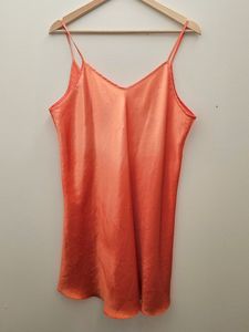 Preloved: SLIPDRESS orange size M