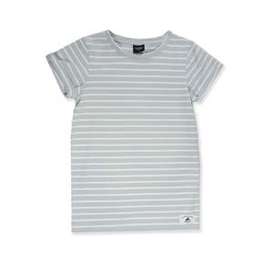 Classics: GIRLS SS CLASSICS TEE - Blue Stripe