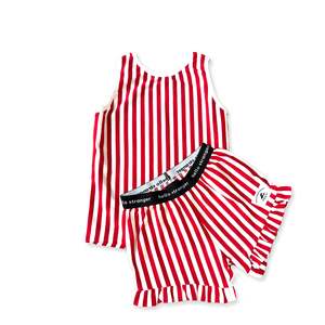 Black Friday: GIRLS CHRISTMAS PJs - Red White