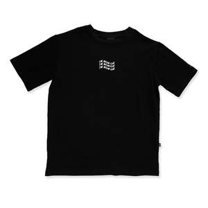 THE OCEAN CLUB BOX TEE - Black
