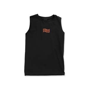 THE OCEAN CLUB MUSCLE TEE - Black