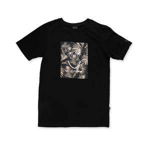 BOYS PALMS SS TEE - Black