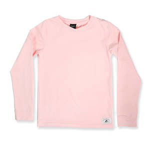 Classics: GIRLS LS CLASSICS TEE – Pale Pink