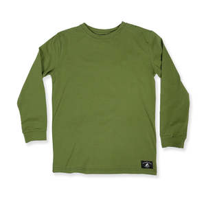 BOYS LS CLASSICS TEE – Olive