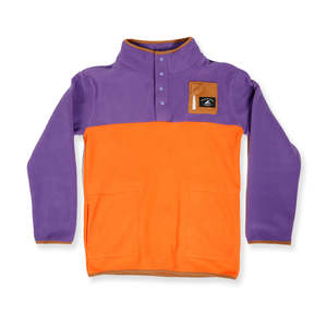 Jackets: BOYS ADVENTURE FLEECE – Purple Orange