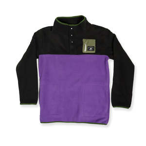 BOYS ADVENTURE FLEECE – Black Purple