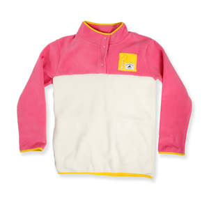 Girls Jackets: GIRLS ADVENTURE FLEECE – Pink Cream