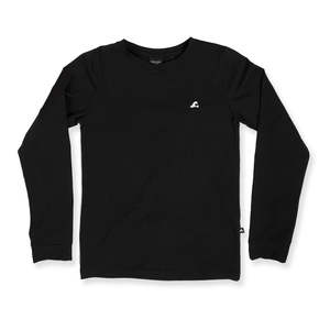 GIRLS MERMAID LS TEE – Black