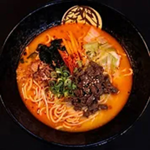 Products: R45 spicy ramen with teriyaki beef Hello sushi Main
