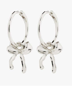 Pilgrim Jewellery: CASSIAN hoop earrings silver-plated