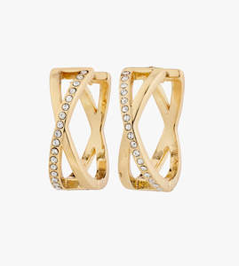 KIRA earrings gold-plated