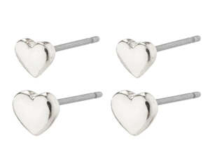 Afroditte Heart Earrings set