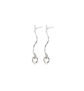 Pilgrim Jewellery: Pilgram Sophia Earrings - Silver plated