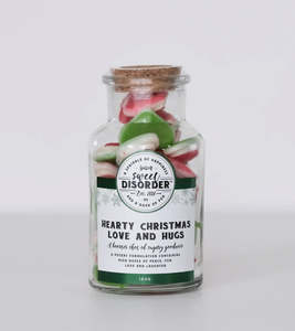 New: Hearty Christmas Love and Hugs lollies
