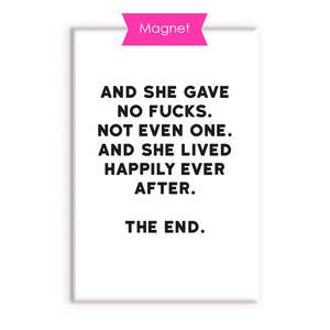Redback Cards - The End - Fridge Magnet